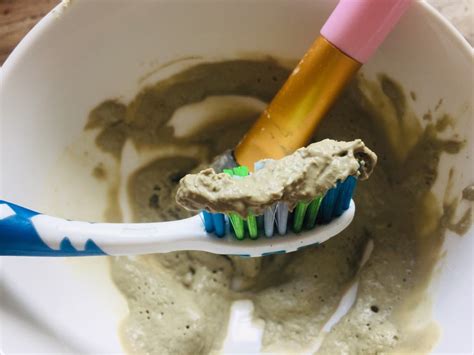 Clay slurry magical toothpaste